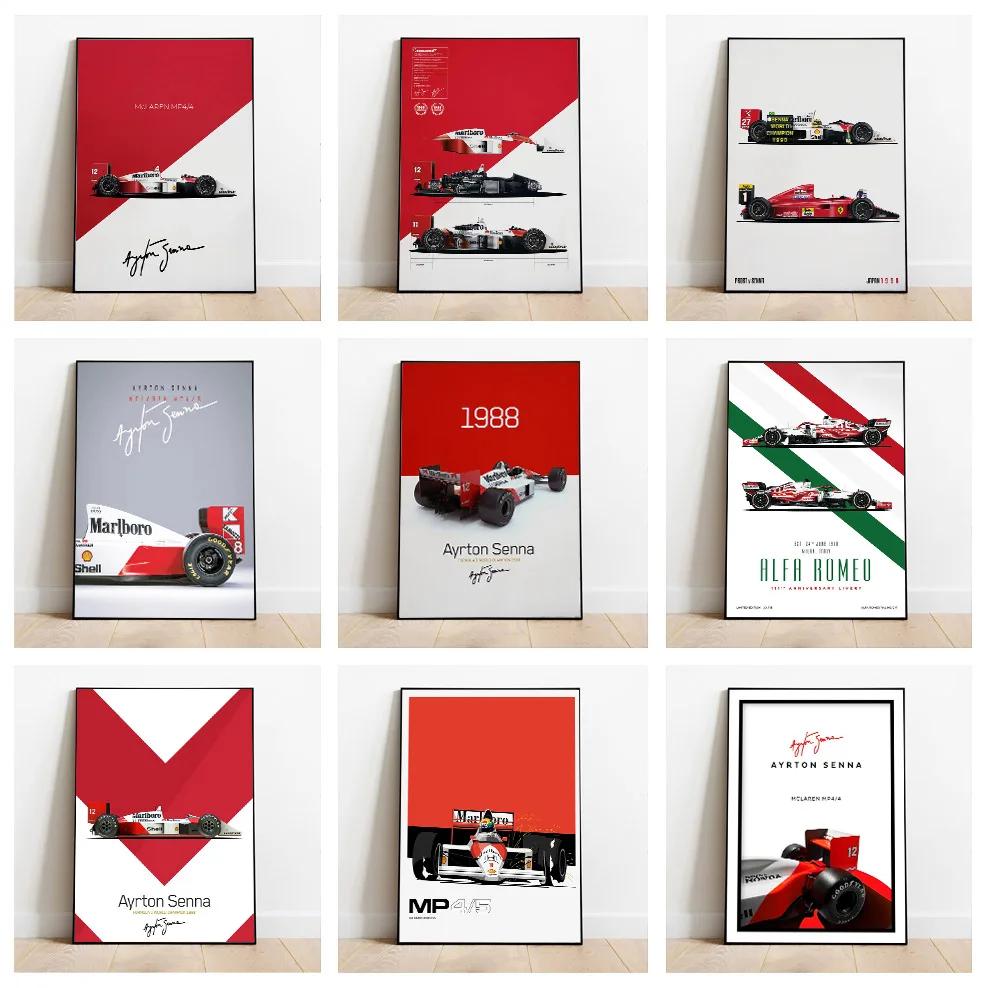 NT1419  Ayrton  ƶ MP4 ķ 1 F1 ̽ ī , Ʈ  Ʈ ׸, ĵ, ȸȭ, Ȩ  